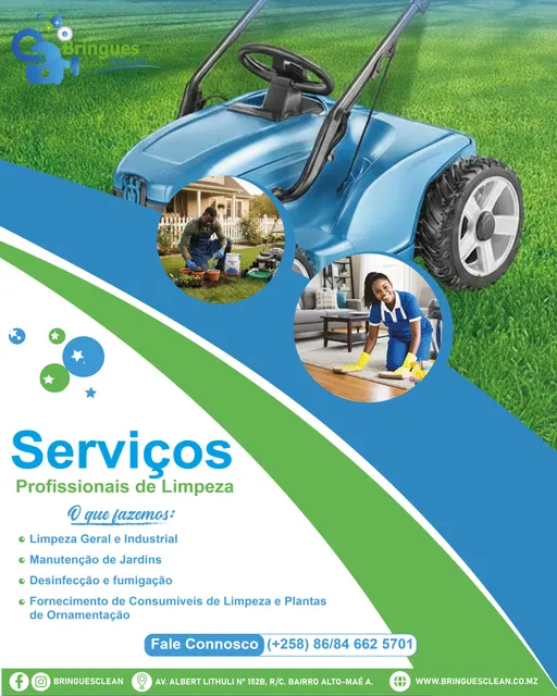 Bringues Clean — Serviços profissionais de limpeza