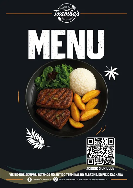 Txambas — Menu do restaurante