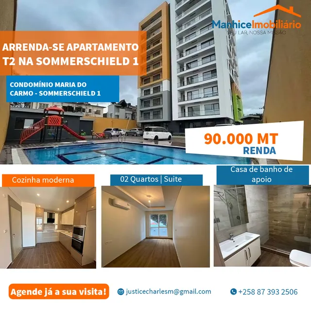 Manhiça Imobiliário — Anúncio de arrendamento