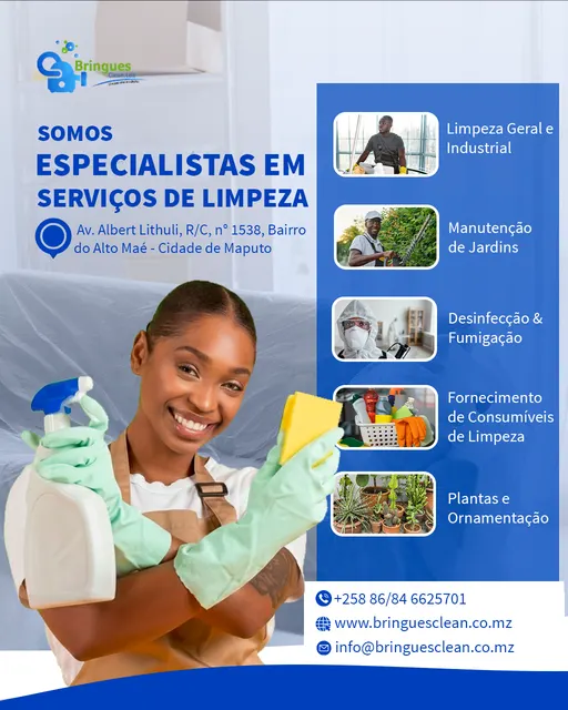 Bringues Clean — Serviços de limpeza