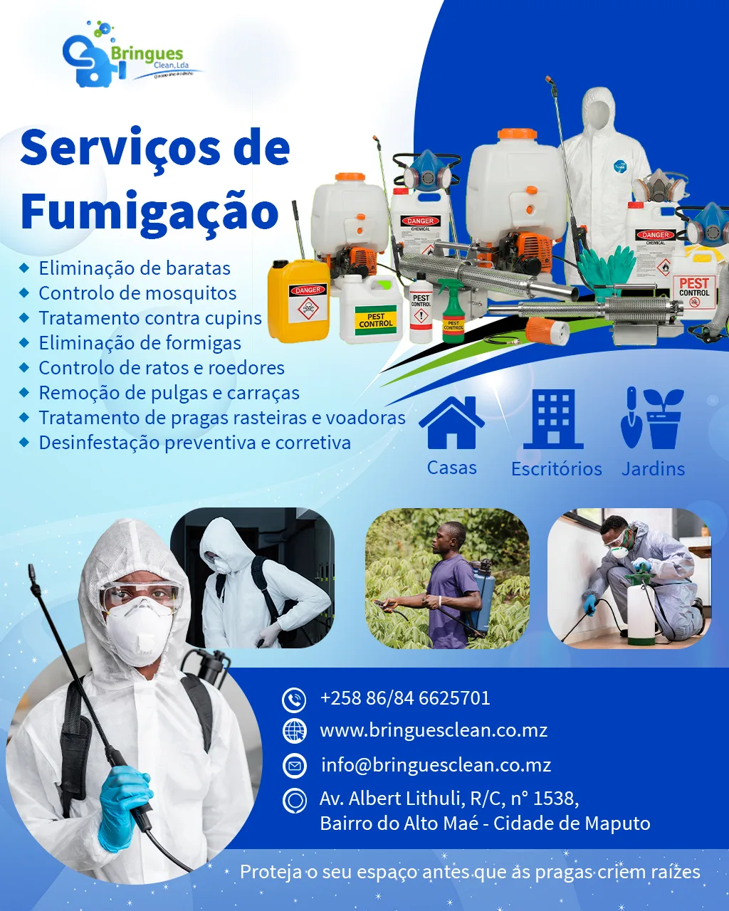 Bringues Clean — social media — imagem do projeto