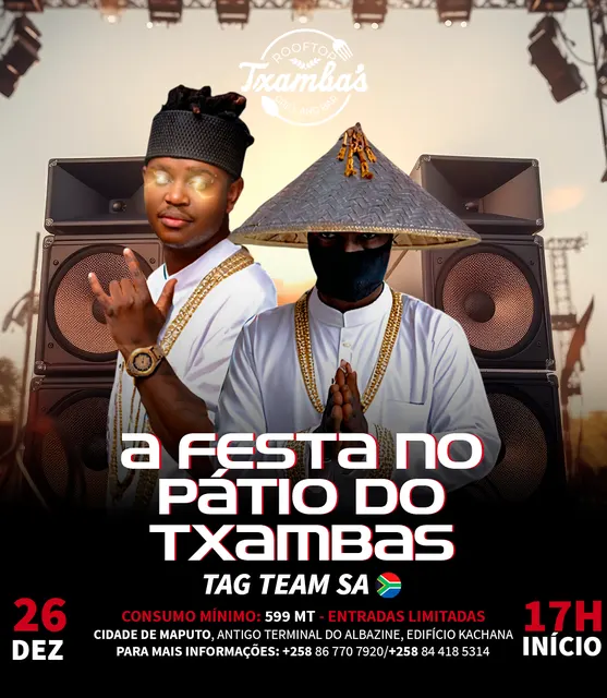 Txambas — Evento — festa no pátio