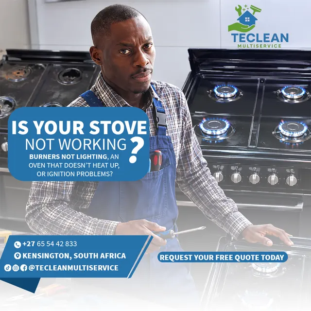 Teclean Multiservice — Reparação de fogões