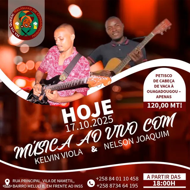 Na Tia Queen — Evento — música ao vivo