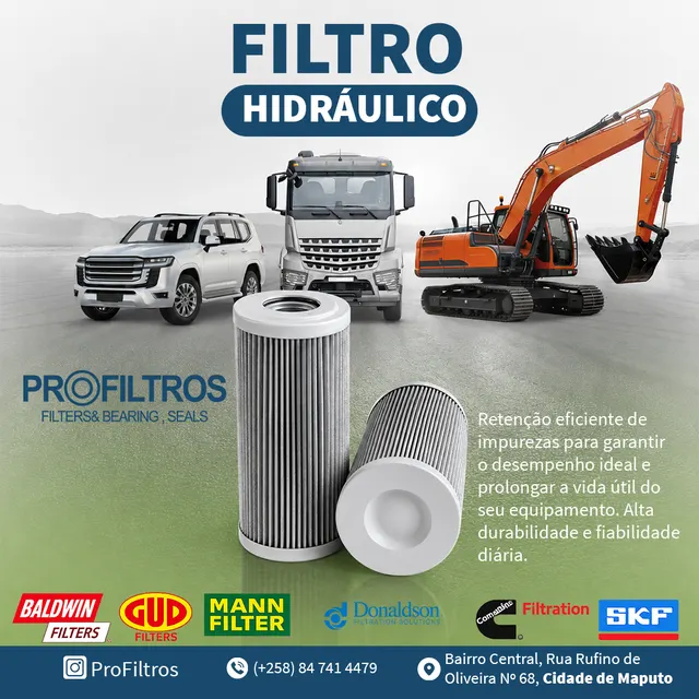 Profiltros — Produto — filtros hidráulicos